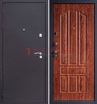 Темная стальная дверь с порошковым напылением ДП-188 в Наро-Фоминске