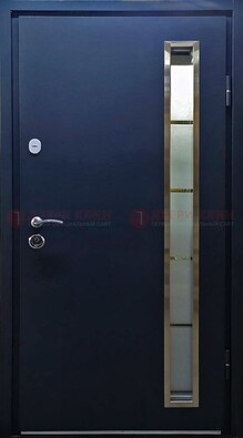 Металлическая дверь с порошковым покрытием и МДФ Белый дуб ДП-219 в Бронницах