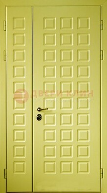 Салатовая тамбурная дверь ДТМ-28 в Бронницах