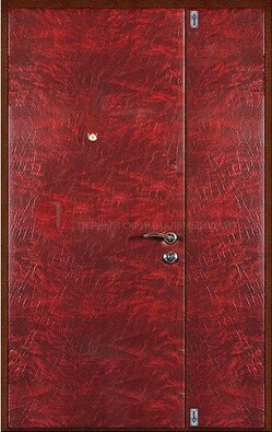 Красная тамбурная дверь ДТМ-33 в Бронницах