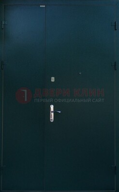 Черная тамбурная дверь ДТМ-36 в Бронницах