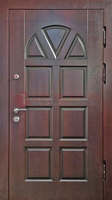 Уличная стальная дверь с виноритом ДВТ-166 в Бронницах